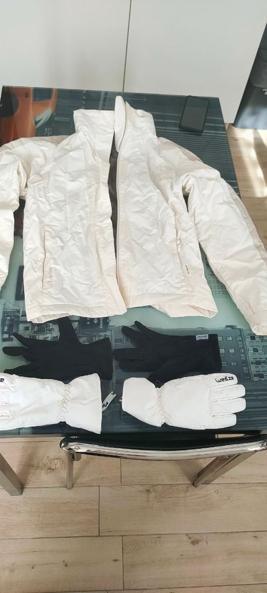 Giacca sci (donna) più guanti