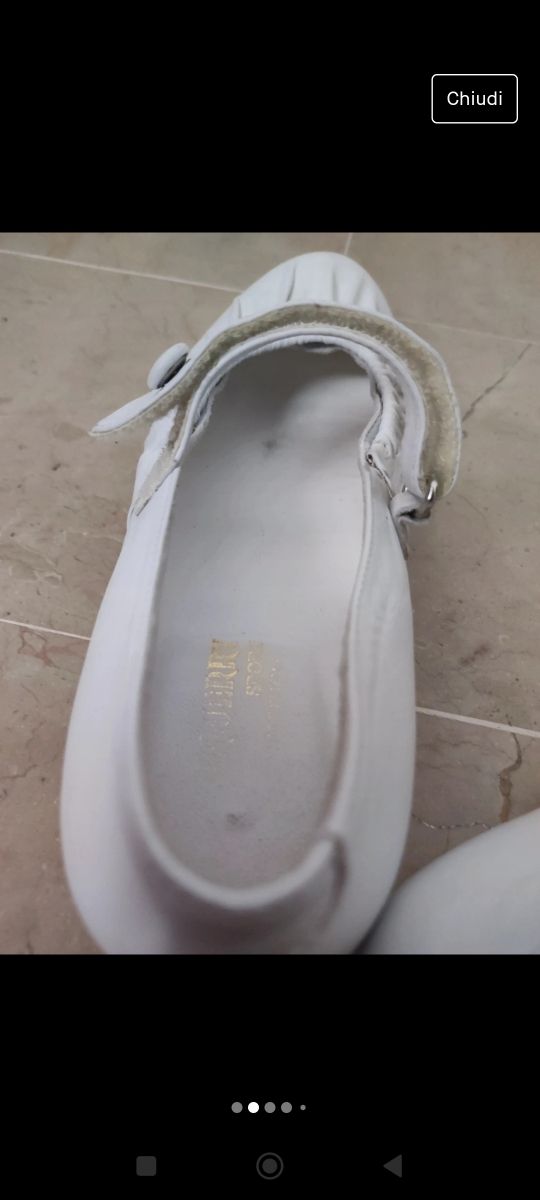 Ballerine bianche da bambina