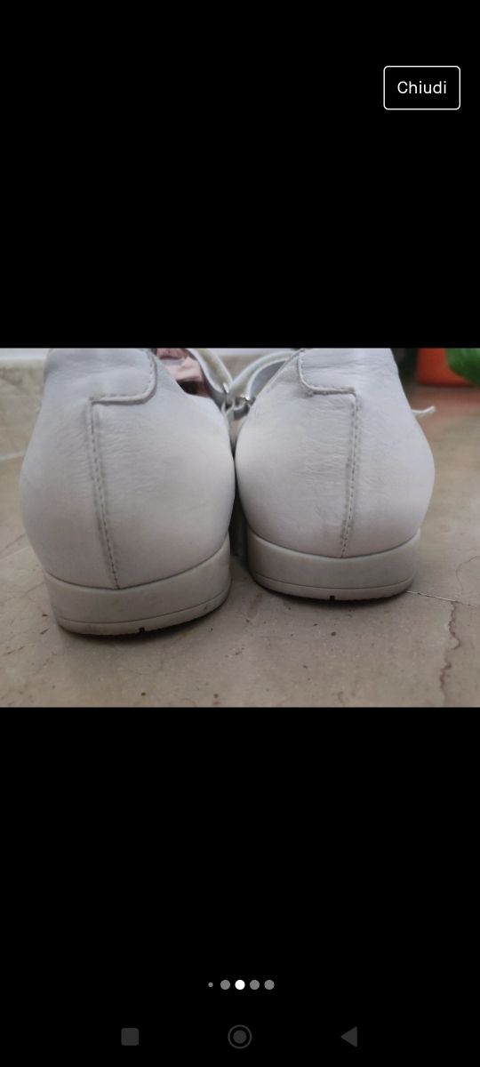 Ballerine bianche da bambina