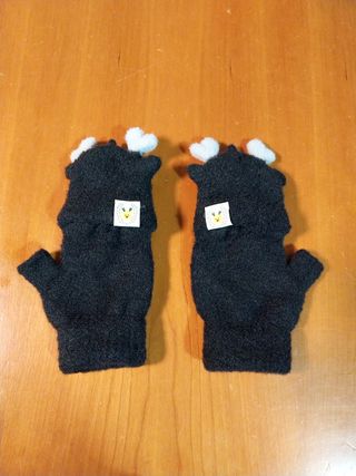 Guantes convertibles: dedos descubiertos y manopla