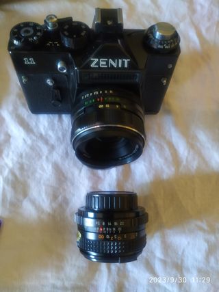 Conjunto fotográfico Reflex Vintage.