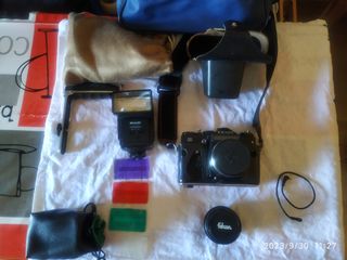 Conjunto fotográfico Reflex Vintage.