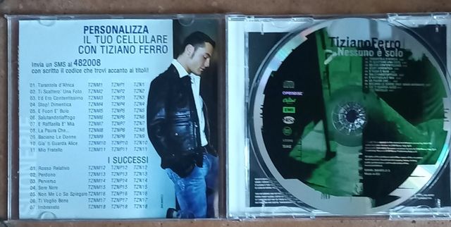 CD Tiziano Ferro-Nessuno è solo