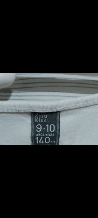 Camiseta Blanca ZARA 