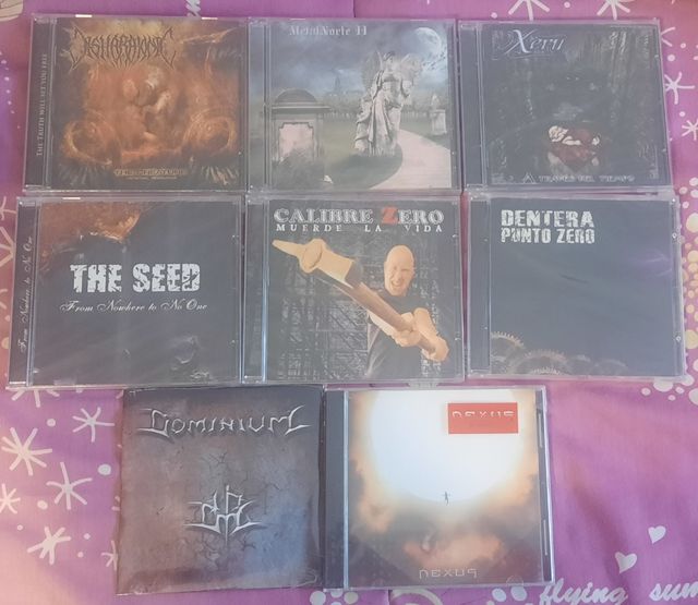 LOTE de 8 CDs Heavy Metal