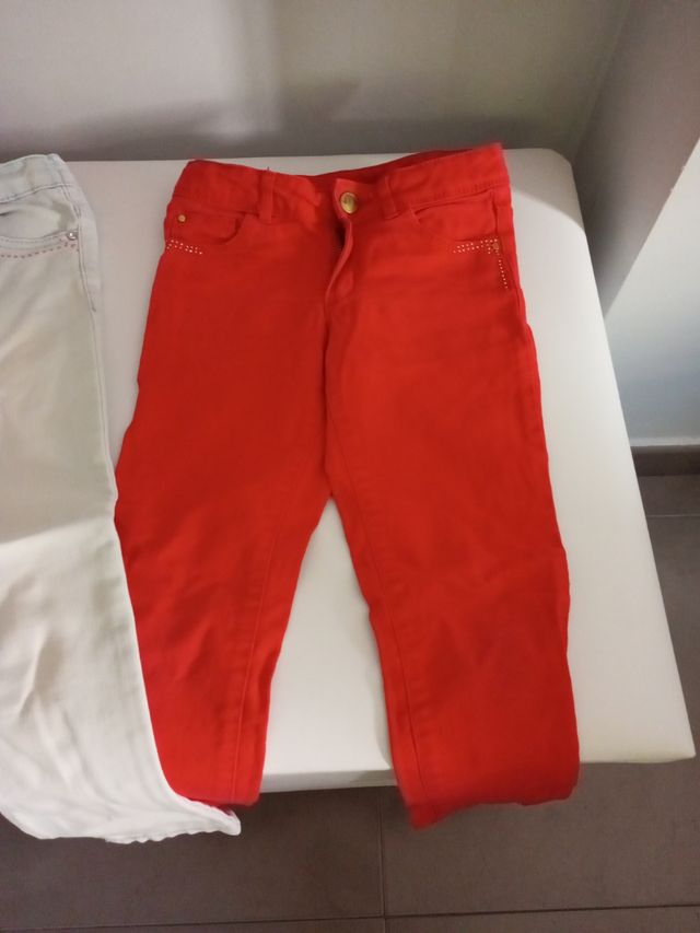 pantalones baqueros niña