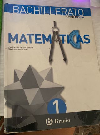 Libro de texto matemáticas