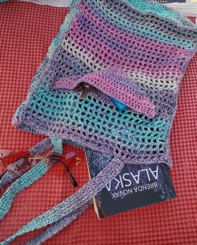 Borsa a rete uncinetto