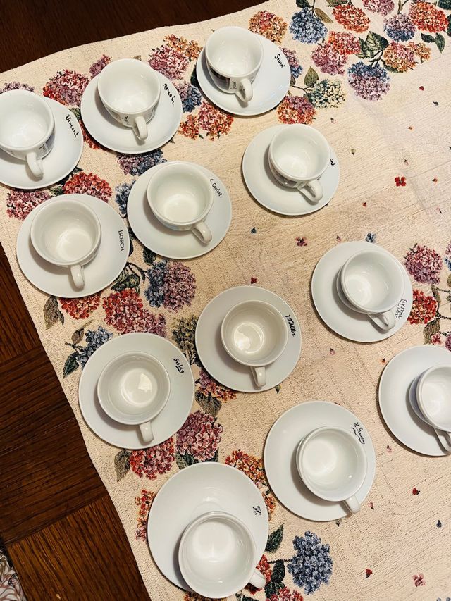 servizio 12 tazzine caffe’ d’autore