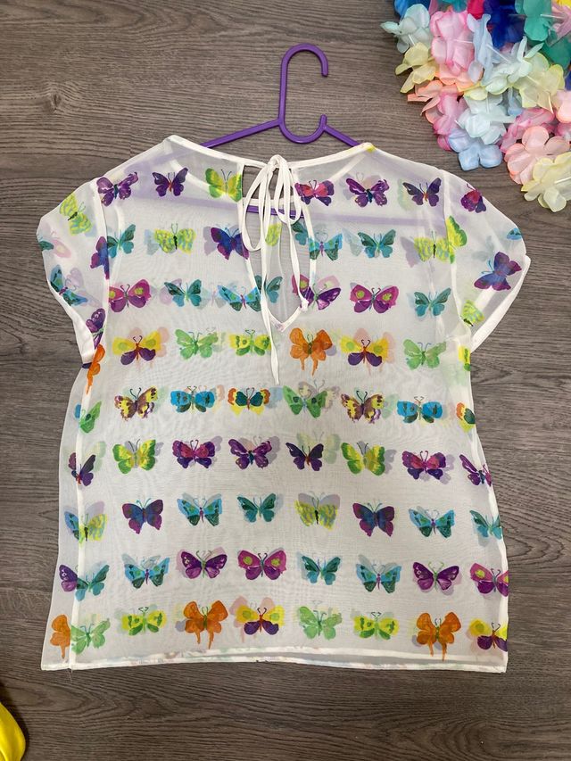 Camisa Zara mariposas