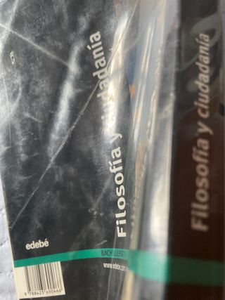 libro de filosofía primero de bachillerato