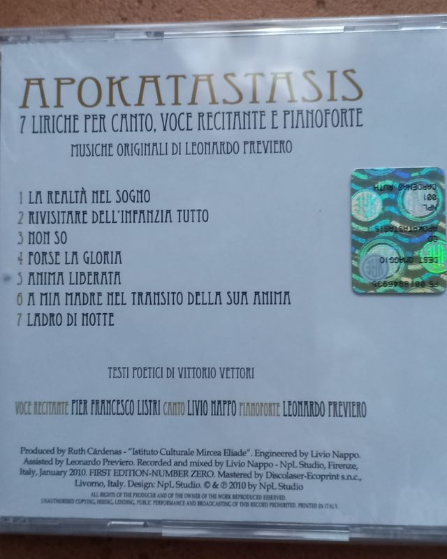 CD Apokatastasis