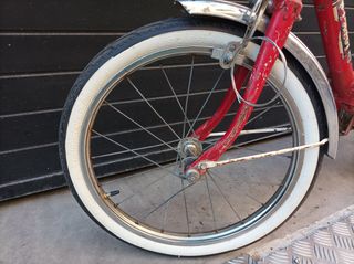 Bicicleta infantil plegable antigua