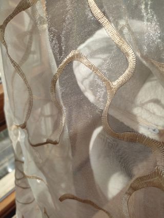 4 Estores de organza + mecanismo NUEVOS  y caídas