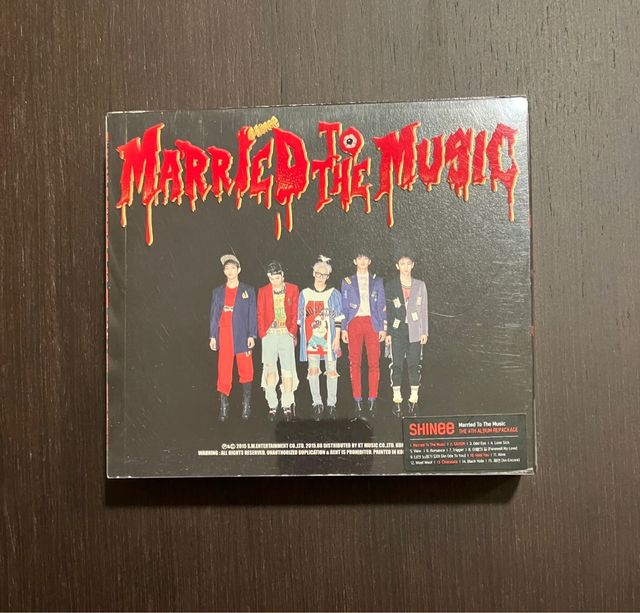 Shinee Married to the Music CD kpop