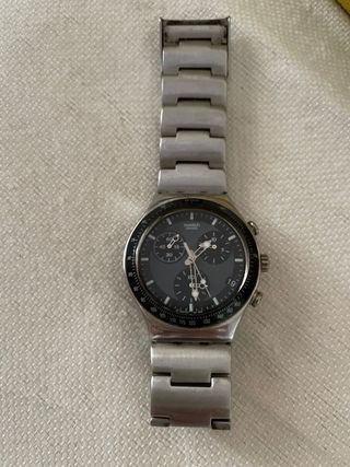 Reloj acero marca Swatch hombre