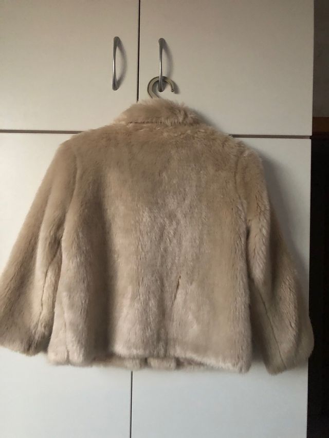 Abrigo beig niña 8 años