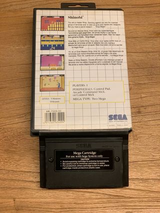Shinobi Sega Master System SMS