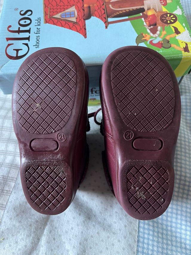 Zapatos Bebe Burdeos de Elfos