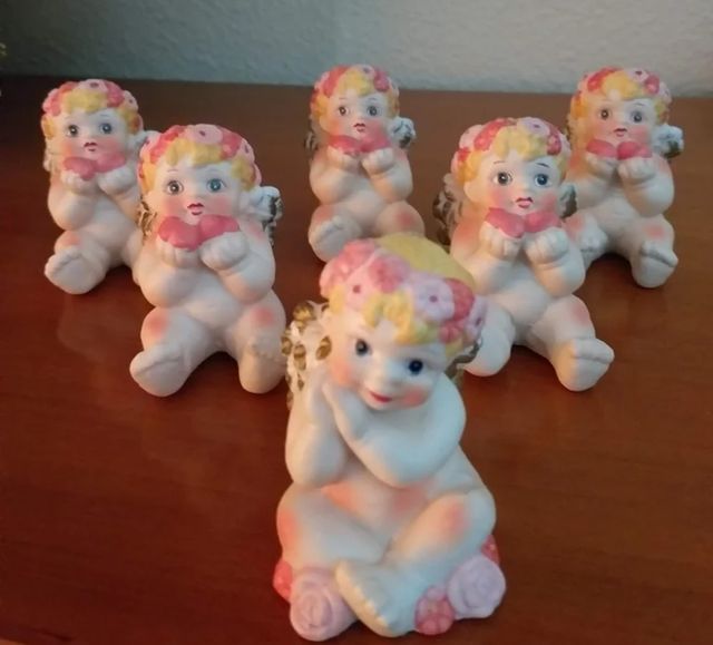 Figuras Angel 6 unidades