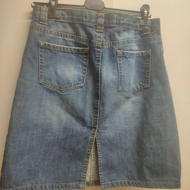 Falda vaquera azul mujer de Trafaluc talla 40