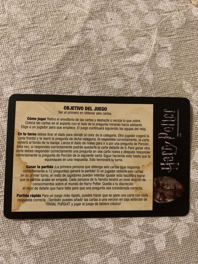 Trivial Harry Potter