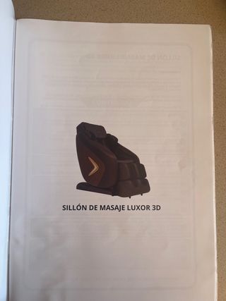 sillon de masaje Luxor 3D