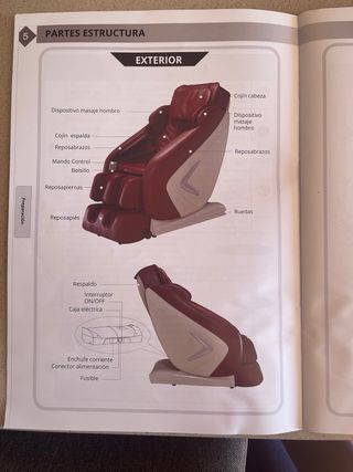 sillon de masaje Luxor 3D