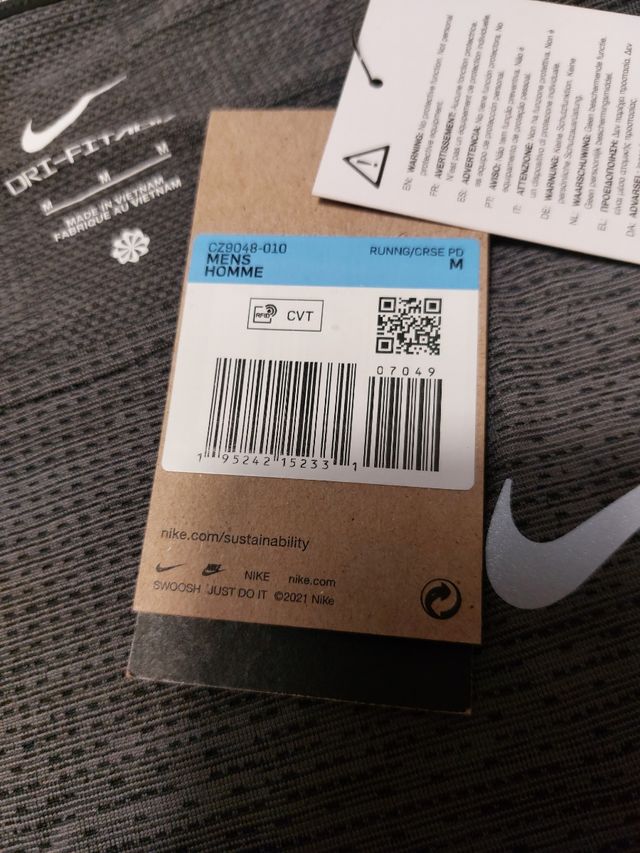 Camiseta running nike Adv