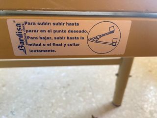 Cama geriátrica articulada 90cm