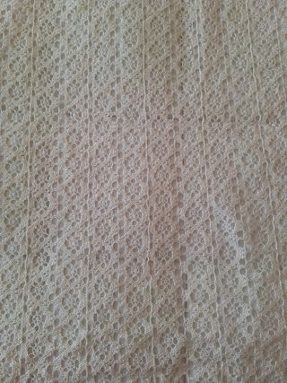 Colchas de ganchillo de algodón.