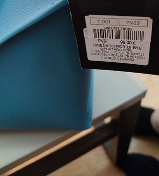 Bolso azul marca DI BYE
