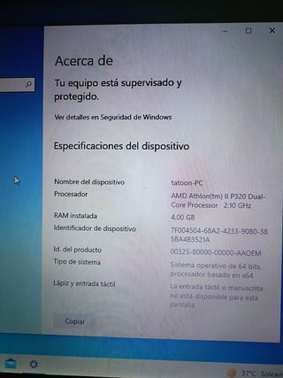 Portátil Acer AMD 