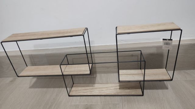 Estantería metal y madera NUEVA