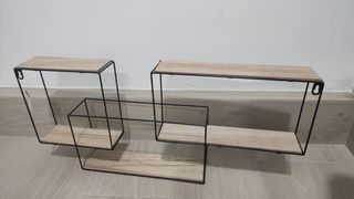 Estantería metal y madera NUEVA