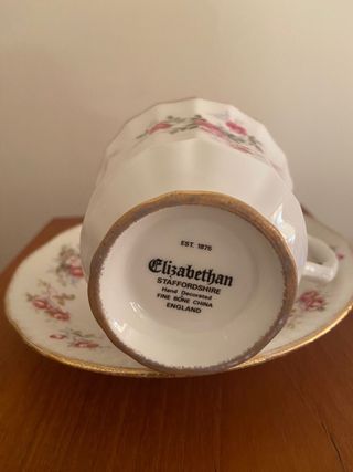 TAZA PORCELANA INGLESA ELIZABETHAN _6