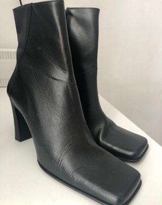 botas botines piel MANGO 38-39 NUEVOS a estrenar