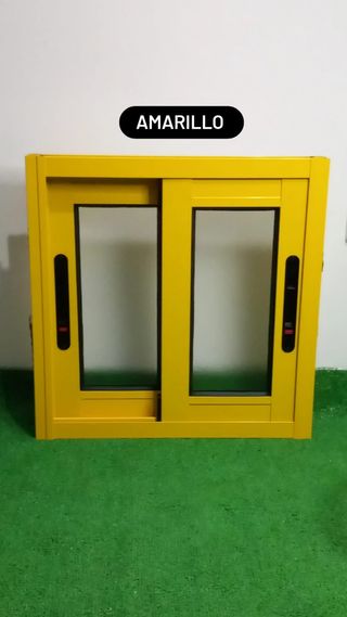 Ventana Aluminio nueva de colores