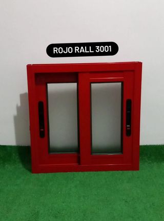 Ventana Aluminio nueva de colores