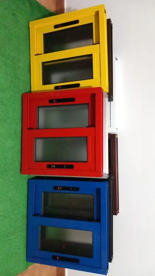Ventana Aluminio nueva de colores