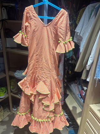 Traje de gitana talla 10