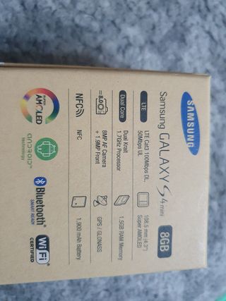  SAMSUNG GALAXY S4 SCATOLA 📦 mini Flip cover 