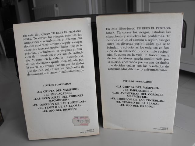 Tú eres el protagonista - Librojuegos Arín