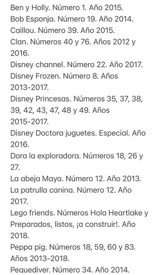 Revistas infantiles y juveniles