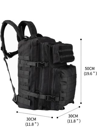 MOCHILA MILITAR NEGRA