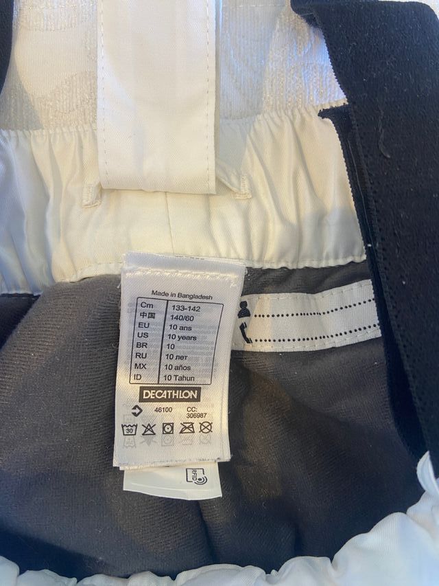 Pantalón nieve niña talla 10