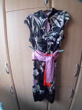 Moskada vestido estilo japonés seda