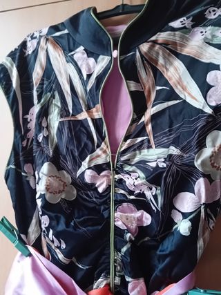 Moskada vestido estilo japonés seda