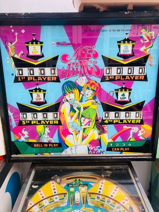 Pinball Willians Ace of Kings, electronecanico