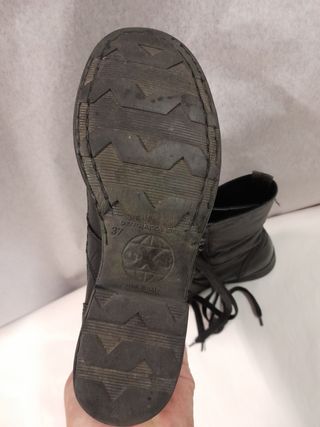 scarpe vera pelle oxs stivali misura 37